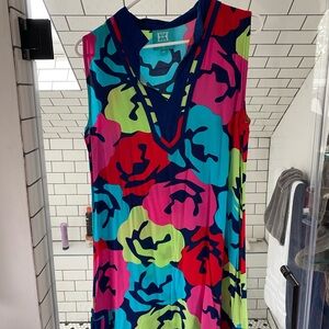Colorful Floral Women's Dress